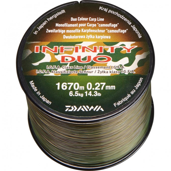 Леска DAIWA IF Duo Camo 1060м 0,33мм 12988-133