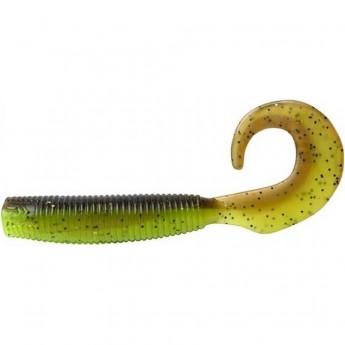 Приманка DAIWA Bait Junkie 2.5" Grub Gp Chartreuse Uv