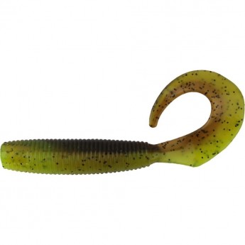 Приманка DAIWA Bait junkie 4" grub GP chartreuse UV