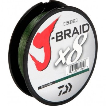 Шнур DAIWA J-Braid X8 0,06мм 150м dark green