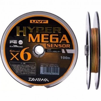 Шнур DAIWA UVF Hyper mega sensor 100м 0,8