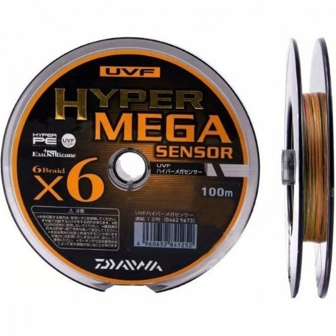 Шнур DAIWA UVF Hyper mega sensor 100м 0,8 14629671