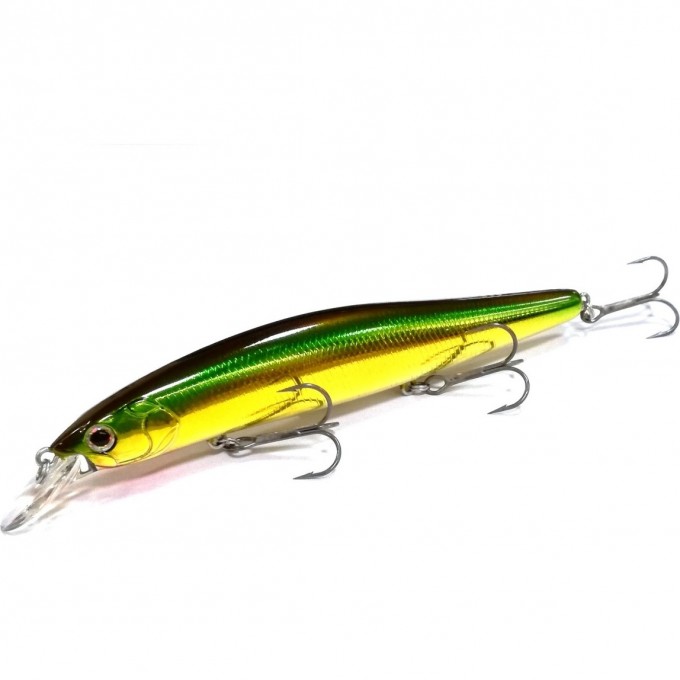 Воблер DAIWA Steez Minnow 125SP SR green gold 07430451G